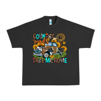 Pigment Black country roads take me home Urban Heavy Tee - Zillion Design Studio
