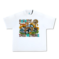 White country roads take me home Urban Heavy Tee - Zillion Design Studio