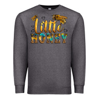 Charcoal Heather Western Little Honey Bee Premium Sweatshirt - LillyAllenDesigns