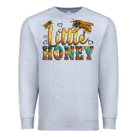 Heather Grey Western Little Honey Bee Premium Sweatshirt - LillyAllenDesigns