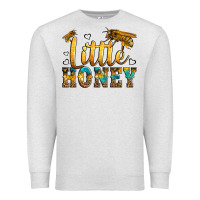 Oatmeal Heather Western Little Honey Bee Premium Sweatshirt - LillyAllenDesigns