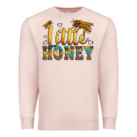 Pale Pink Western Little Honey Bee Premium Sweatshirt - LillyAllenDesigns