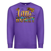 Purple Western Little Honey Bee Premium Sweatshirt - LillyAllenDesigns