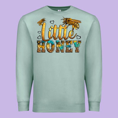 Western Little Honey Bee Premium Sweatshirt Designed By Lillyallendesigns