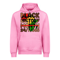 Fuchsia Pink black history month Urban Hoodie - LillyAllenDesigns
