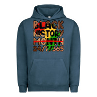 Pigment Midnight Navy black history month Urban Hoodie - LillyAllenDesigns