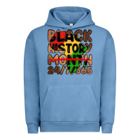 Pigment Pebble Blue black history month Urban Hoodie - LillyAllenDesigns