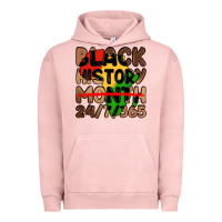 Pigment Salmon black history month Urban Hoodie - LillyAllenDesigns