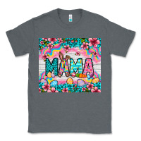 Charcoal Heather Easter Mama Leopard tumbler Easter Day Classic Tee - Neo Western