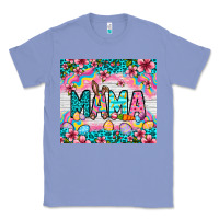 Colony Blue Easter Mama Leopard tumbler Easter Day Classic Tee - Neo Western