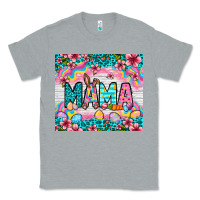 Heather Grey Easter Mama Leopard tumbler Easter Day Classic Tee - Neo Western
