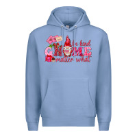 Colony Blue be kind gnome matter what Premium Hoodie - NancyCooperArtShop