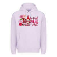 Lilac be kind gnome matter what Premium Hoodie - NancyCooperArtShop