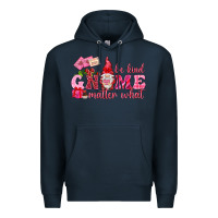 Navy be kind gnome matter what Premium Hoodie - NancyCooperArtShop