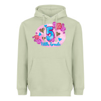 Matcha back to school flowers fifth grade 3200x2400 Heavyweight Hoodie - AdoDesignShop