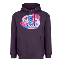 Plum back to school flowers fifth grade 3200x2400 Heavyweight Hoodie - AdoDesignShop
