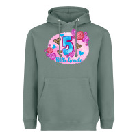 Sage back to school flowers fifth grade 3200x2400 Heavyweight Hoodie - AdoDesignShop