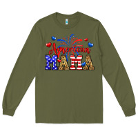 Army Green American mama Long Sleeve Tee - Neo Western