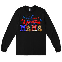 Black American mama Long Sleeve Tee - Neo Western