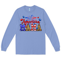 Colony Blue American mama Long Sleeve Tee - Neo Western