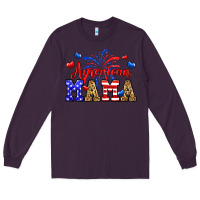 Plum American mama Long Sleeve Tee - Neo Western