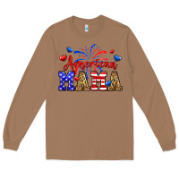 Toasted Coconut American mama Long Sleeve Tee - Neo Western