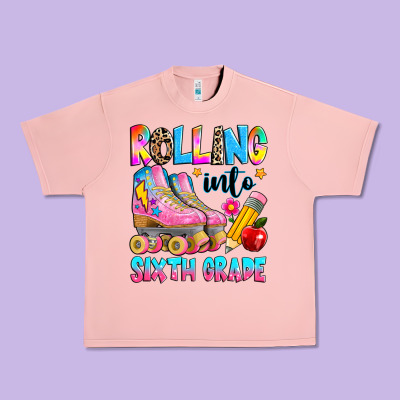 Rolling Into Sixth Grade Urban Heavy Tee Designed By Texasbilliewilder