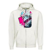 Racing Coffee Zipper Hoodie | Teevron