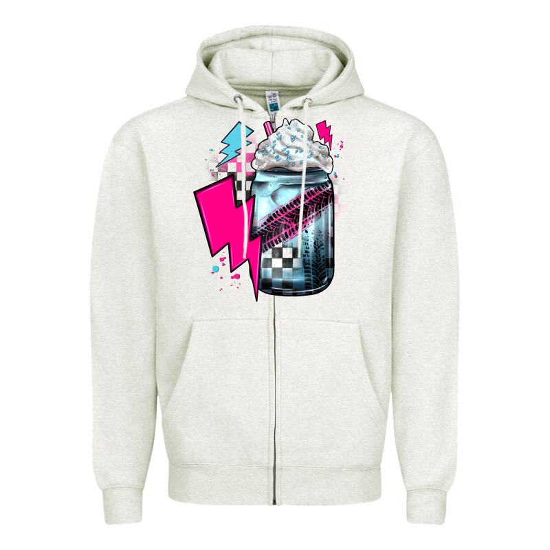 Racing Coffee Zipper Hoodie by JahusDesignShop | Teevron