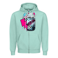 Seafoam racing coffee Zipper Hoodie - JahusDesignShop