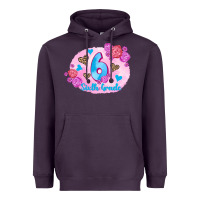 Plum back to school flowers sixth grade 3200x2400 Heavyweight Hoodie - AdoDesignShop