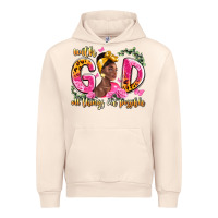 Sandshell with god all things are possible black woman Urban Hoodie - LillyAllenDesigns