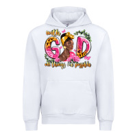 White with god all things are possible black woman Urban Hoodie - LillyAllenDesigns