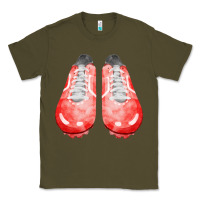 Army Green red cleats fa element 2 Classic Tee - FaDigitalArtStudio