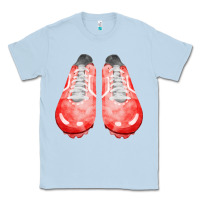 Dusty Blue red cleats fa element 2 Classic Tee - FaDigitalArtStudio