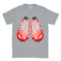 Heather Grey red cleats fa element 2 Classic Tee - FaDigitalArtStudio