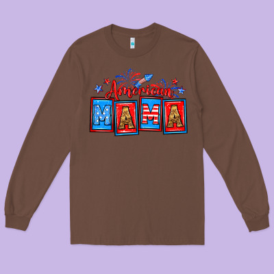 American Mama Long Sleeve Tee Designed By Neo Western