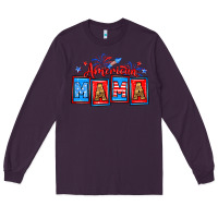 Plum American mama Long Sleeve Tee - Neo Western