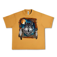 Peanut Butter wolf and feathers Urban Heavy Tee - RanaPortraitStore