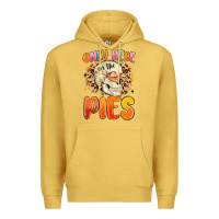 Antique Gold only here for the pies Premium Hoodie - MaliasSmallBusiness
