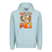 Blue Mist only here for the pies Premium Hoodie - MaliasSmallBusiness