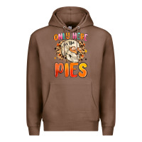 Chestnut only here for the pies Premium Hoodie - MaliasSmallBusiness