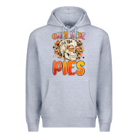 Heather Grey only here for the pies Premium Hoodie - MaliasSmallBusiness