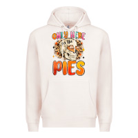 Pale Pink only here for the pies Premium Hoodie - MaliasSmallBusiness