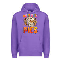Purple only here for the pies Premium Hoodie - MaliasSmallBusiness