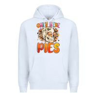 White only here for the pies Premium Hoodie - MaliasSmallBusiness
