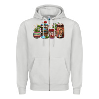 Dove Grey mexican coffee Zipper Hoodie - JahusDesignShop