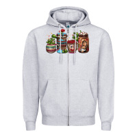 Heather Grey mexican coffee Zipper Hoodie - JahusDesignShop