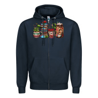 Navy mexican coffee Zipper Hoodie - JahusDesignShop