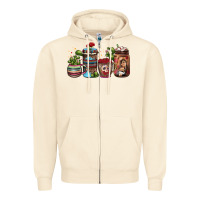 Sandshell mexican coffee Zipper Hoodie - JahusDesignShop